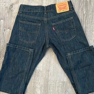 Levi's Boys Dark Blue slim straight Jeans